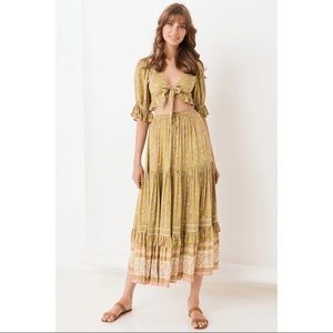 Spell Dahlia Skirt in Bronze size XXL